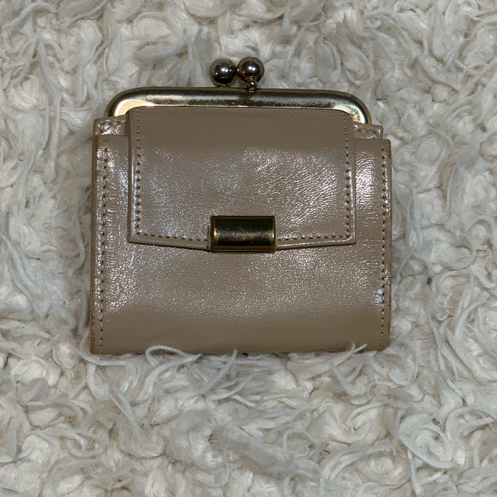 🍁Vintage Rolfs Taupe Leather Mini Wallet🍁